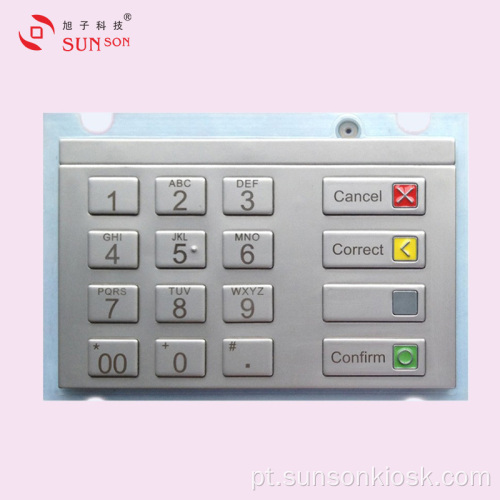 PIN pad de criptografia compacta para máquina de venda automática